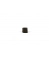 Square ring in raw black horn