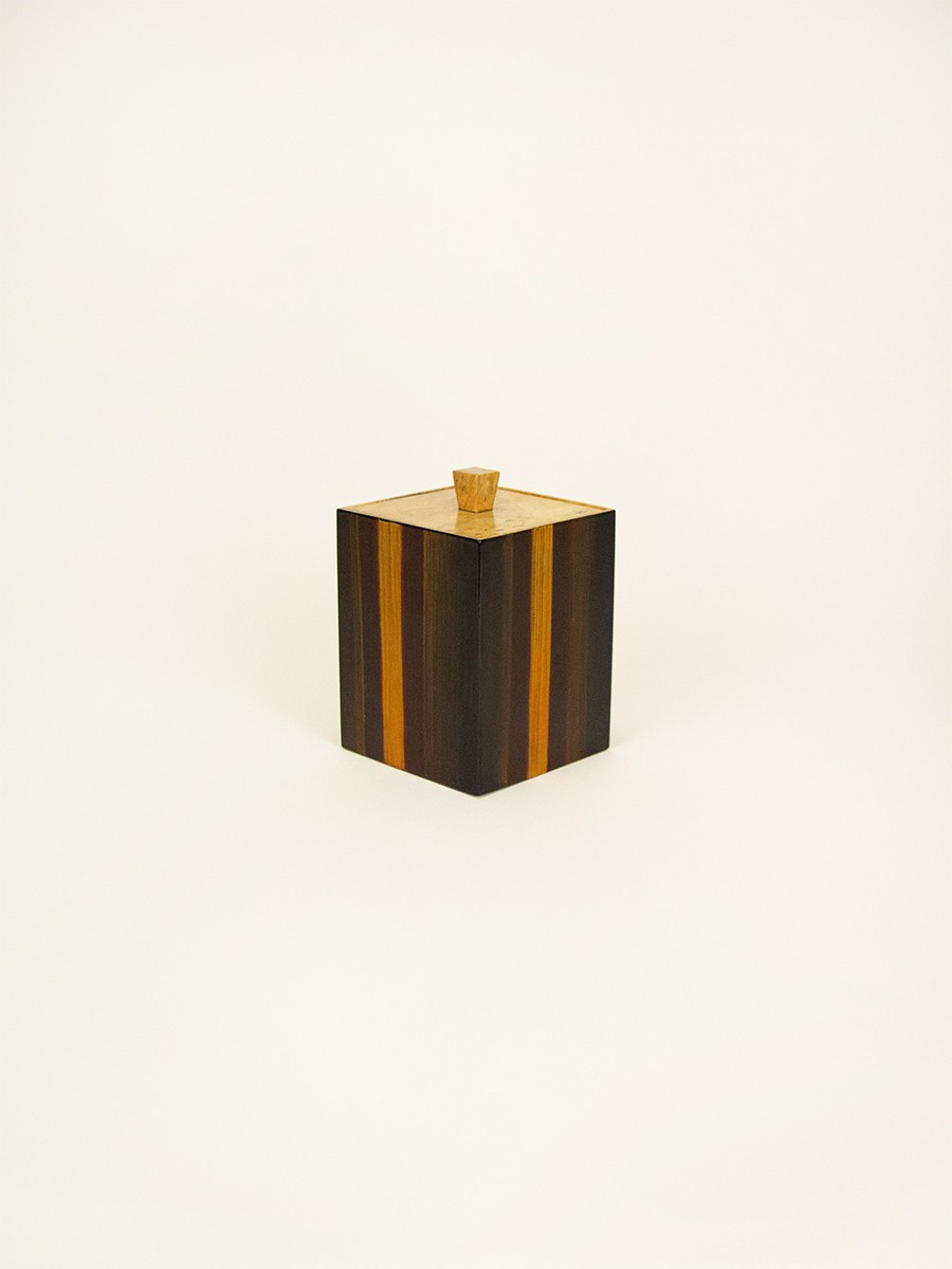 Manchette en corne blonde et noire taille S