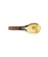 Horn rice spoon with rosewood handle