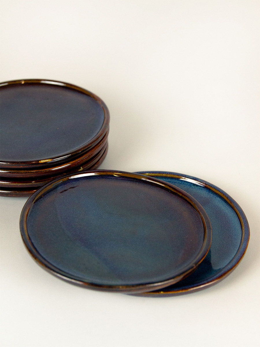 Grand vase en corne blonde