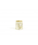 Petit photophore / cache-pot en corne blonde