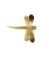 Set of 6 Dragonfly knife holders in blond horn