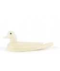Set de 6 portes-couteaux canard en os