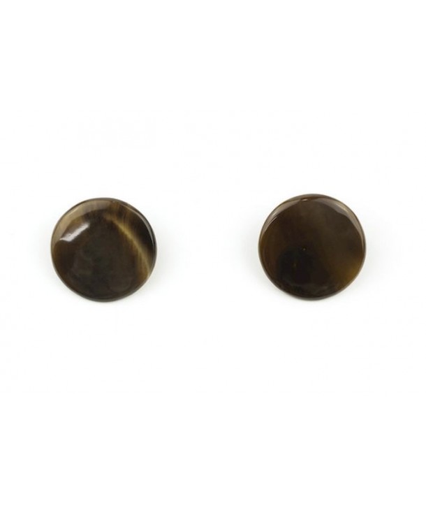 Disc earrings with ear-clip in hoof