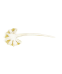 Pique à cheveux gingko en corne blonde