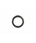Scarf ring in black african zebu