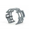 Gray-blue lacquered chan song cuff