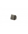 Square ring in plain black horn