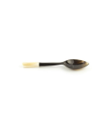Set of 6 mother-of-pearl and horn teaspoons