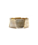 Trapeze beads bracelet in blond horn