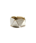Triangle beads bracelet in blond horn