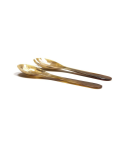 Cutlery in blond horn