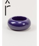 Bracelet rond bois laqué violette