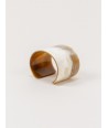 Marbled blond horn cuff