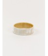 Bracelet plat en corne blonde