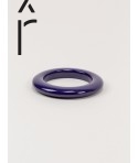 Bracelet fin rond bois laqué violette