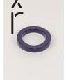 Bracelet rond bord droit bois laqué taille S violette