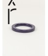Bracelet rond bord droit bois laqué taille XS violette