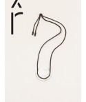 Astre" pendant in blond horn"