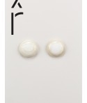 Boucles d'oreilles "Mont" en corne blonde