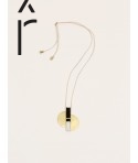 Pendentif Laiton pierre