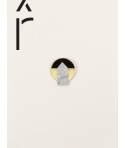 Broche Laiton pierre