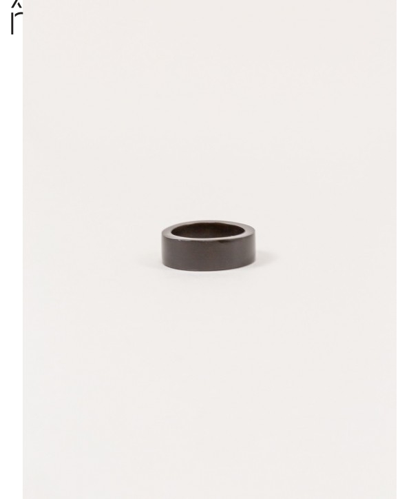 Bague Chemin en corne noire