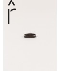 Impasse ring in black horn