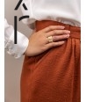 Jonque ring in blond horn