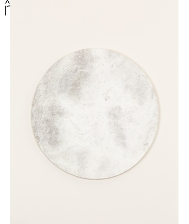 Natural soap stone round placemat