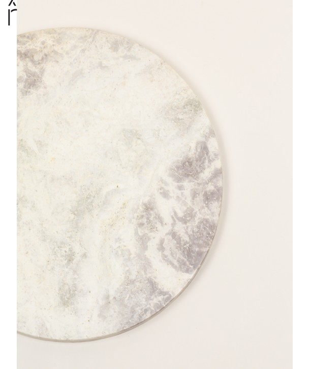 Natural soap stone large round placemat 30cm x 30cm