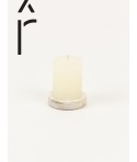 Small candle holder in natural stone