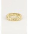 Rattan rounded edges bracelet