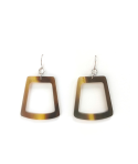 Boucles d'oreilles trapèzes en sabot