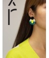 Détour clip-on earrings