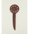 Tho-symbol letter opener in wood