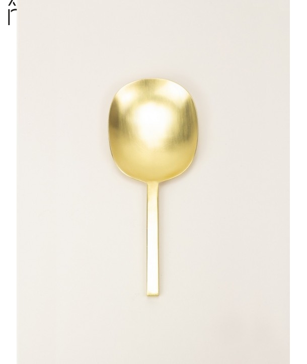 Brass peanut rice spoon