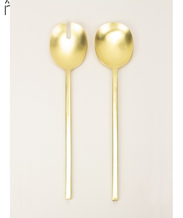 Brass Tamarind salad servers