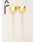 Brass Tamarind salad servers