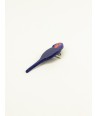 Ara bird pin in black horn 3 colors lacquer