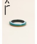 Tu Vi bracelet in horn and lacquer 3 colors (green, orange, blue)