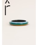 Tu Vi bracelet in horn and lacquer 3 colors (green, orange, blue)