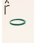 Water irregular Tu Vi bracelet in horn and blue lacquer