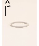 Bracelet irrégulier Tu Vi en corne et laque Gris Métal