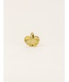 Gingko Ring in brass with gold plated