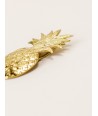 Pineapple brooch in brass with gold plated