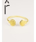 Shell Bracelet in brass