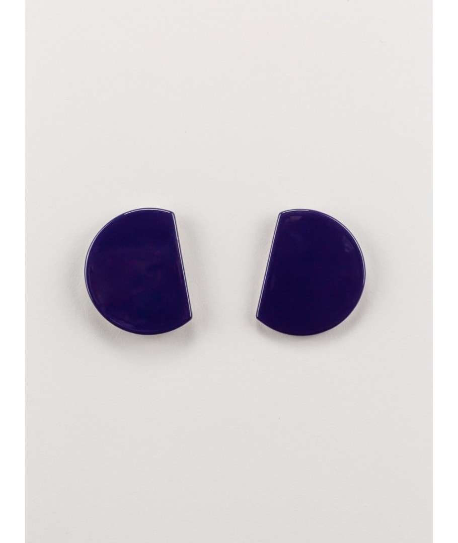 Purple clip deals on earrings