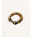 Bracelet in hoof with oval rings