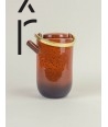 Hoa Bien red ceramic teapot - brass handle
